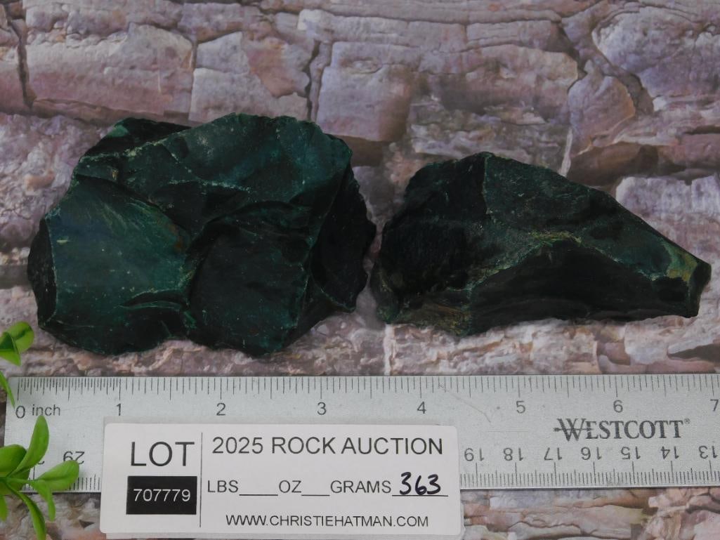 Two Bloodstone Specimens, 363g Total Weight - 3