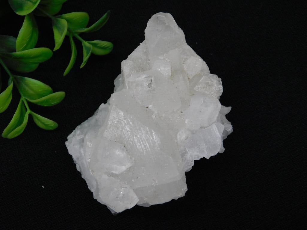 Natural White Mineral Cluster Specimen: Natural White Mineral Cluster Specimen