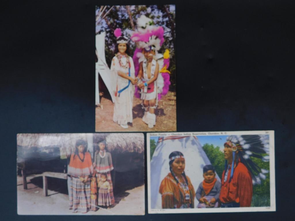 Set of Vintage Photos and Postcards: Native American Indian Indigenous Themes (1 of 4)