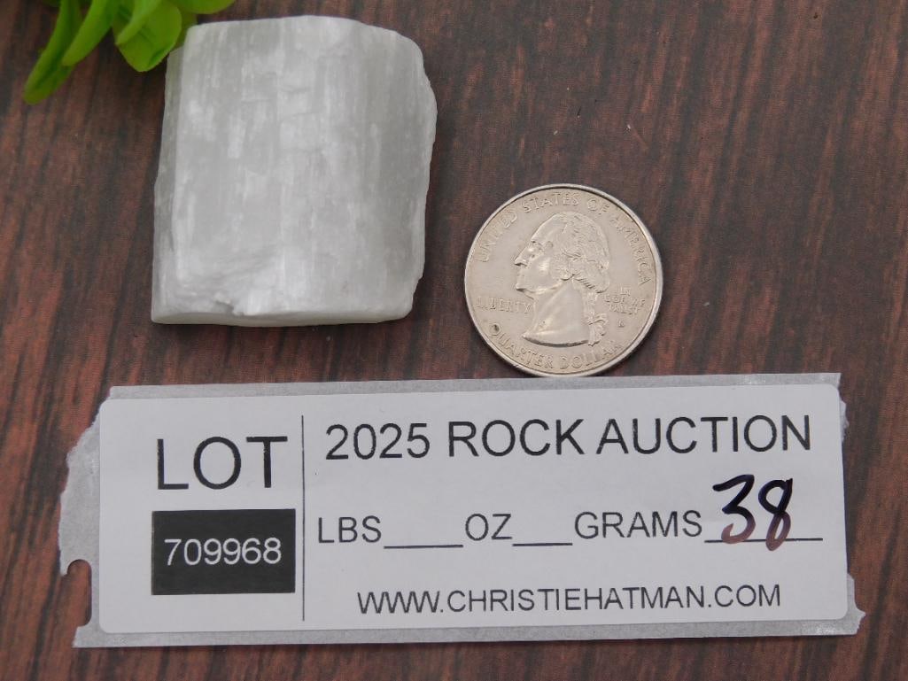SELENITE ROCK STONE LAPIDARY SPECIMEN - 2