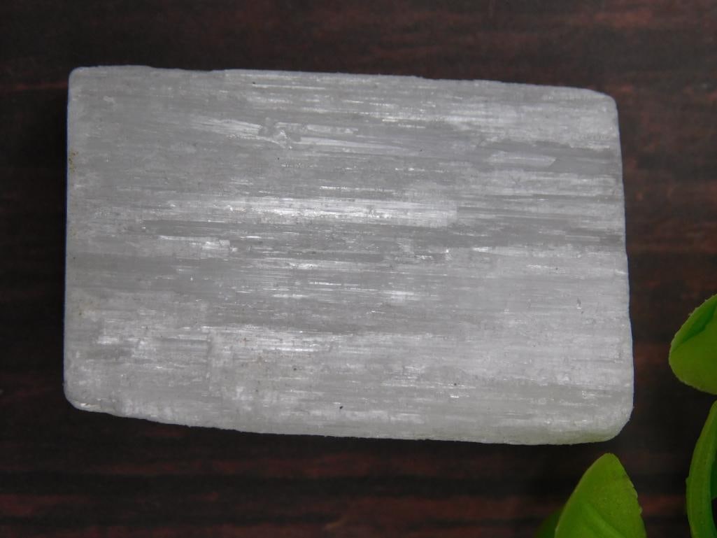 Rectangular Selenite Mineral Specimen ROCK STONE LAPIDARY SPECIMEN: Rectangular Selenite Mineral Specimen ROCK STONE LAPIDARY SPECIMEN