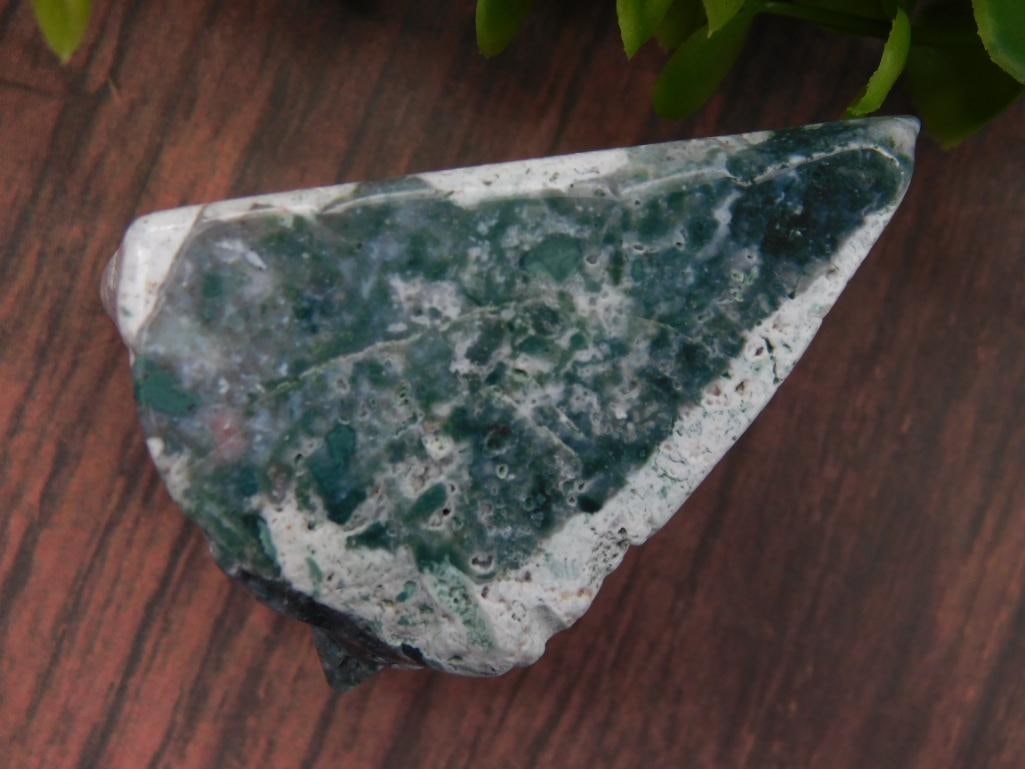 Moss Plume ROCK STONE LAPIDARY SPECIMEN: Moss Plume ROCK STONE LAPIDARY SPECIMEN