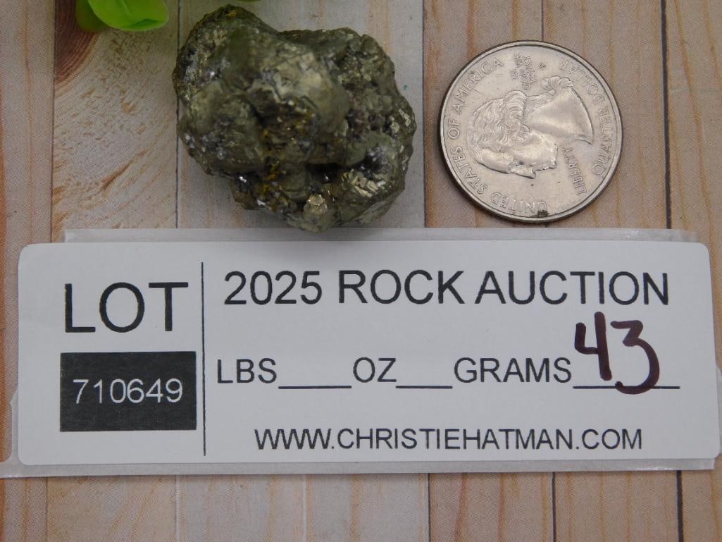 Pyrite Rock Stone Lapidary Specimen - 2
