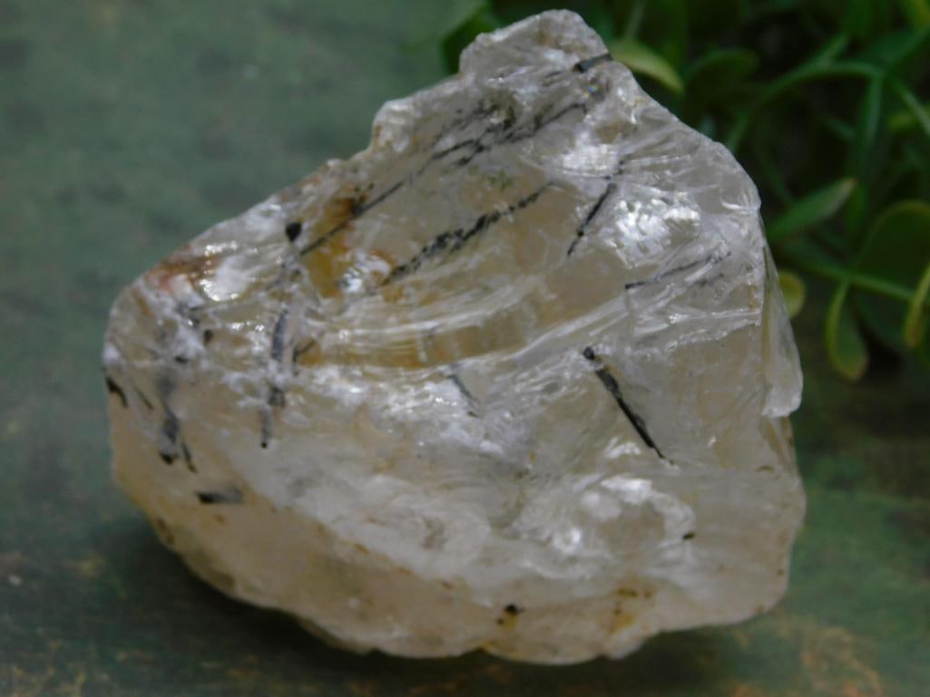 Tourmalated Quartz Rock Stone Lapidary Specimen: Tourmalated Quartz Rock Stone Lapidary Specimen