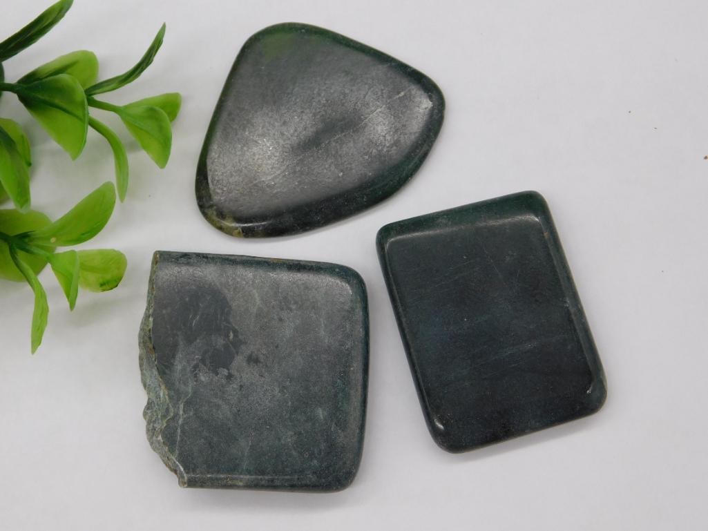 Nephrite Jade Pieces Rock Stone Lapidary Specimen (1 of 2)