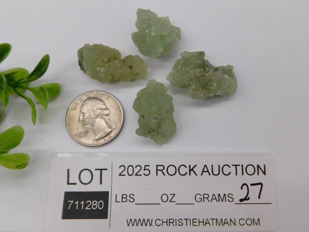 Prehnite ROCK STONE LAPIDARY SPECIMEN - 2
