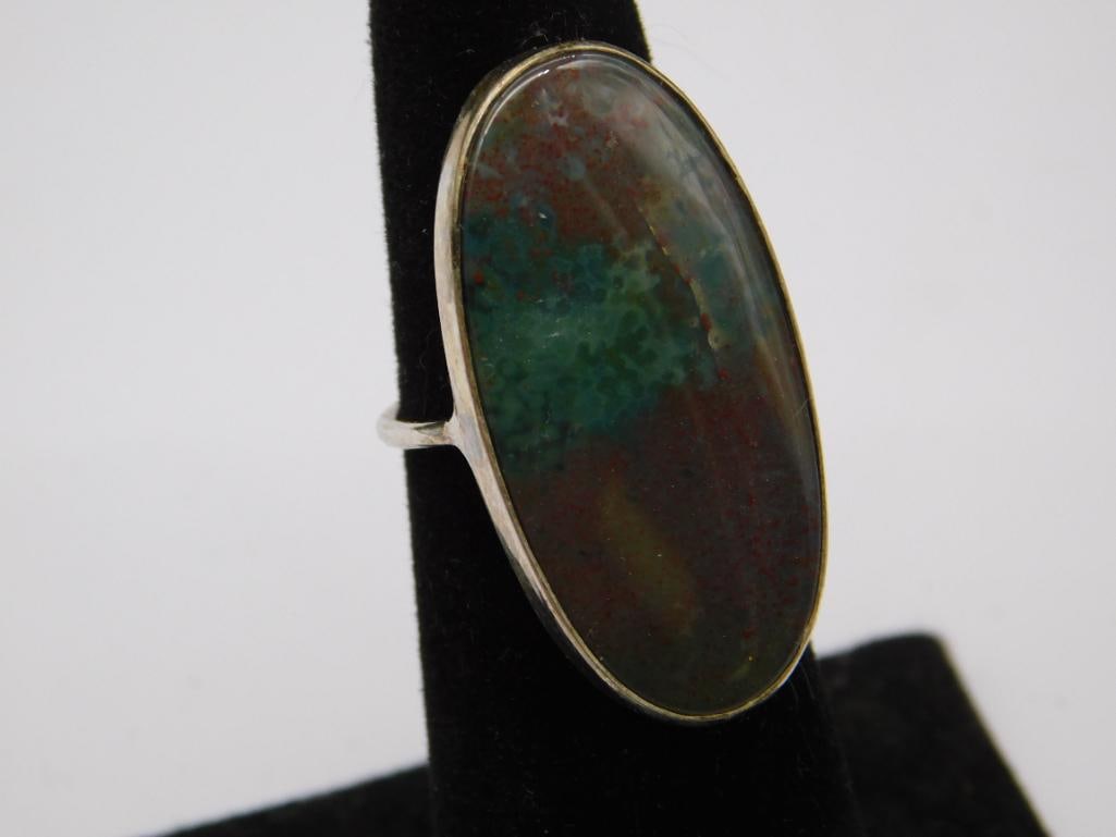 SIZE 6.5 CHRYSOCOLLA RING ROCK STONE LAPIDARY SPECIMEN: SIZE 6.5 CHRYSOCOLLA RING ROCK STONE LAPIDARY SPECIMEN