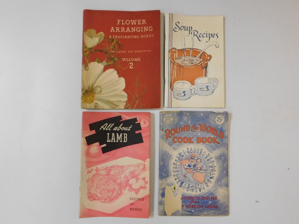 VINTAGE CULINARY COOK BOOKS ANTIQUE KITCHEN (1 of 5)