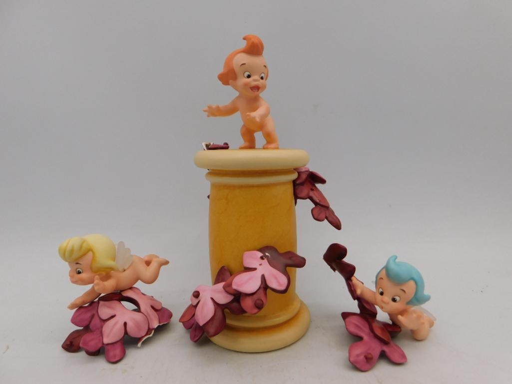 DISNEY CLASSICS LOVES LITTLE HELPERS CUPID SCULPTURE FANTASIA VINTAGE ANTIQUE DA: DISNEY CLASSICS LOVES LITTLE HELPERS CUPID SCULPTURE FANTASIA VINTAGE ANTIQUE DA