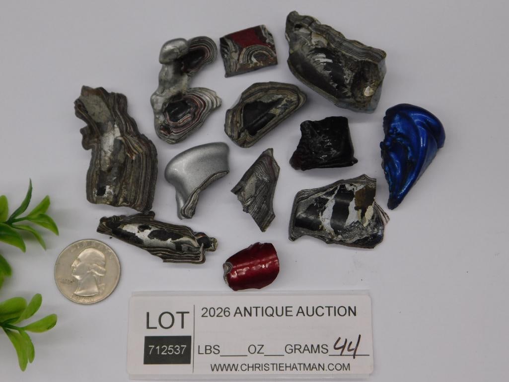 FORDITE MOTOR CITY AGATE ROCK STONE LAPIDARY SPECIMEN - 2