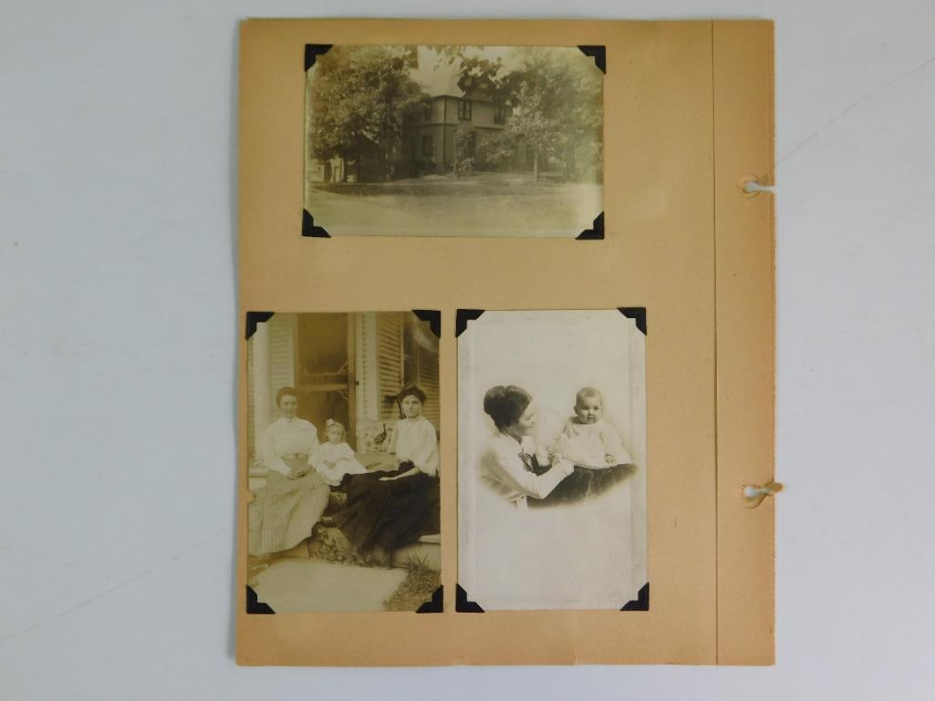 ANTIQUE PHOTOGRAPHY PAGE VINTAGE MEMORABILIA (1 of 2)