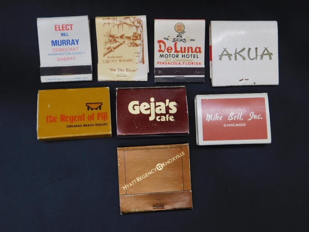 VINTAGE ADVERTISING MATCHBOOKS (1 of 2)