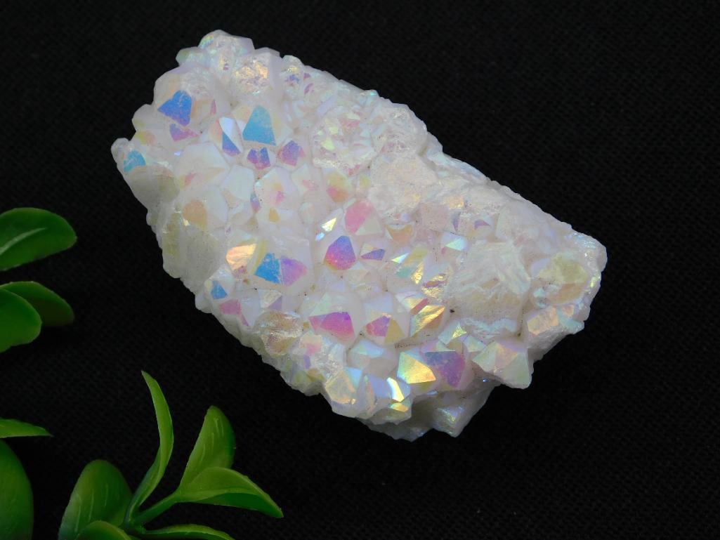 ANGEL AURA QUARTZ ROCK STONE LAPIDARY SPECIMEN: ANGEL AURA QUARTZ ROCK STONE LAPIDARY SPECIMEN