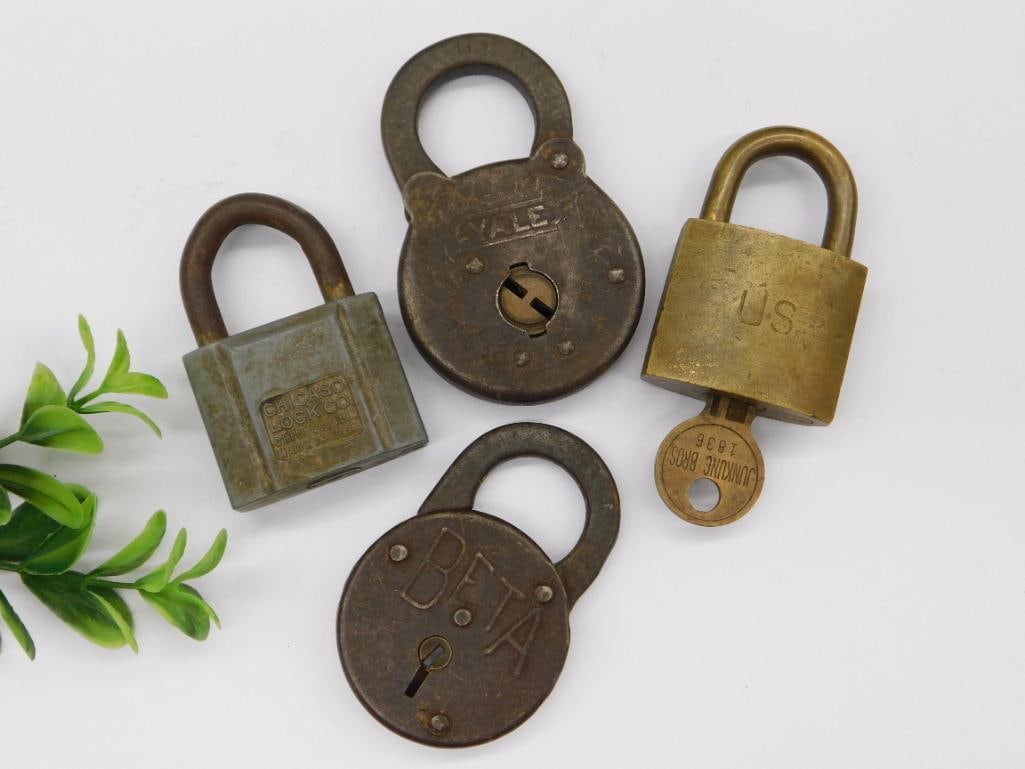 ANTIQUE PADLOCKS VINTAGE TOOLS (1 of 2)