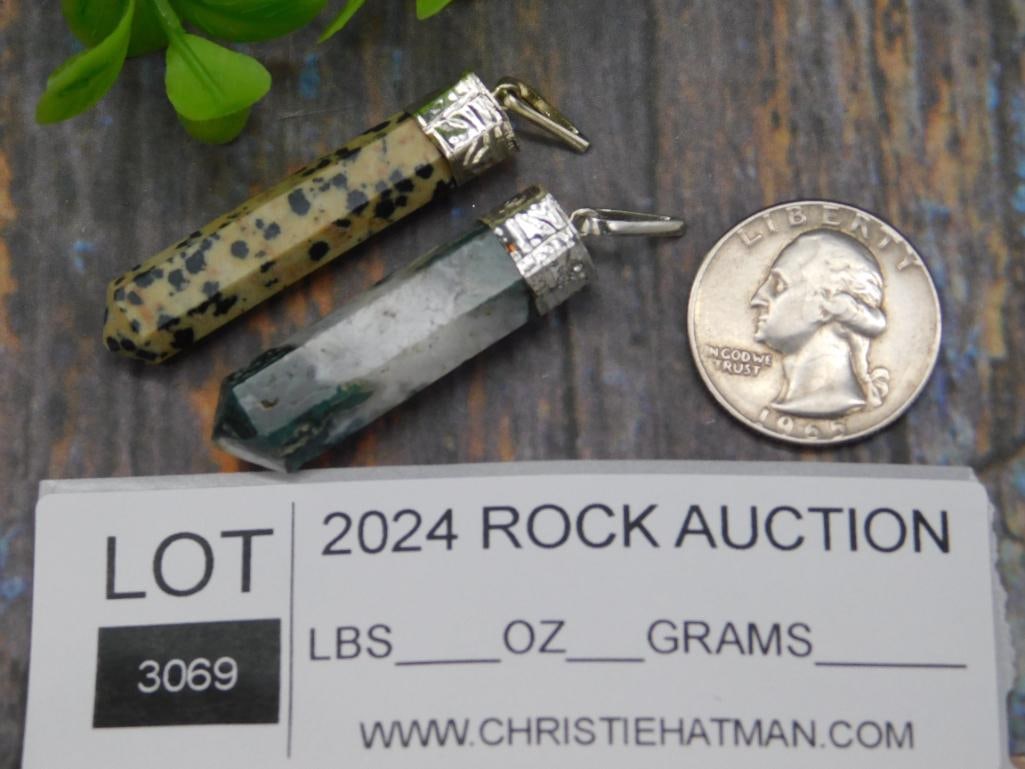 STONE BEADS ROCK STONE LAPIDARY SPECIMEN - 2