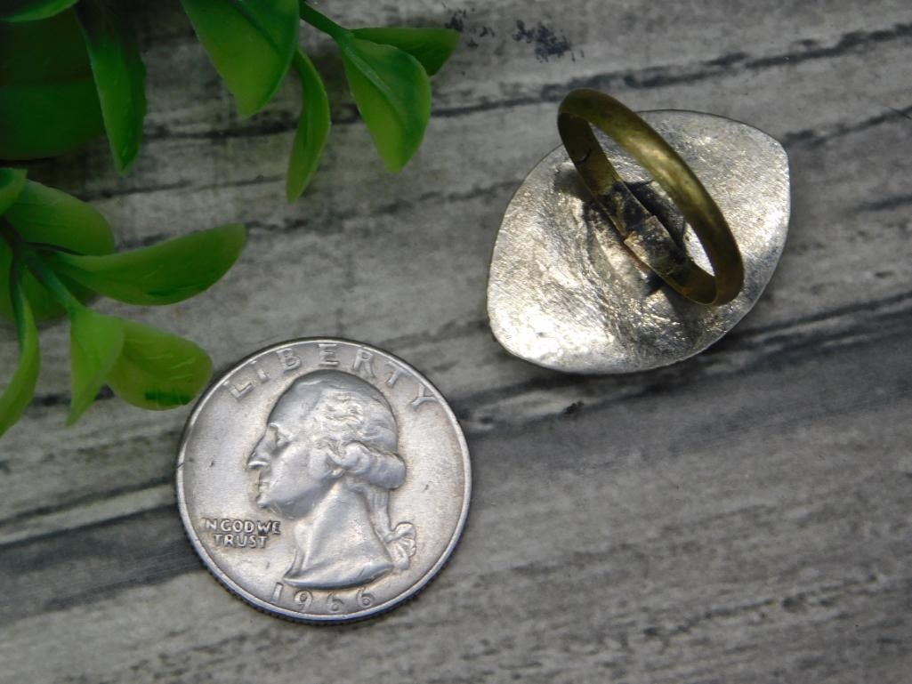 STONE RING SIZE 8.5 ROCK STONE LAPIDARY SPECIMEN - 2