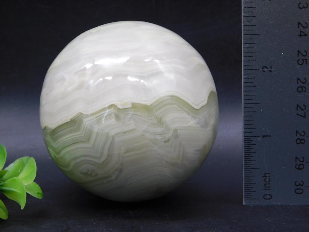 STONE SPHERE ROCK STONE LAPIDARY SPECIMEN - 2