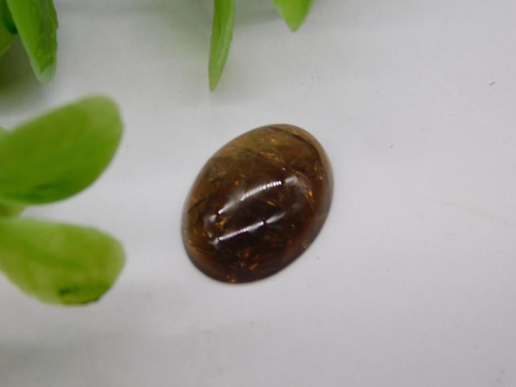 STONE CABOCHON ROCK STONE LAPIDARY SPECIMEN: STONE CABOCHON ROCK STONE LAPIDARY SPECIMEN — Part of our Discover Vintage Vault, Crystals and Gems auction at HATMAN'S Auctions! Please see photos for measurements and condition. YES, we have