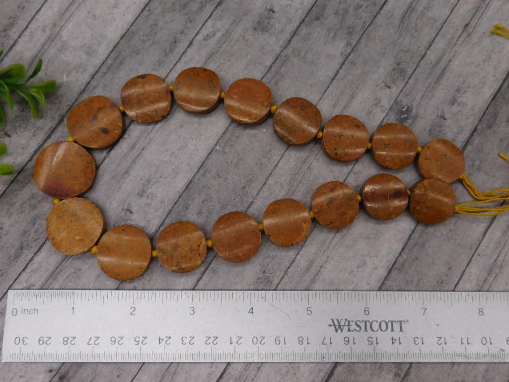 STONE BEADS ROCK STONE LAPIDARY SPECIMEN - 2