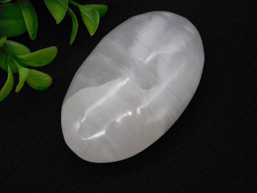 SELENITE PALM STONE ROCK STONE LAPIDARY SPECIMEN (1 of 3)