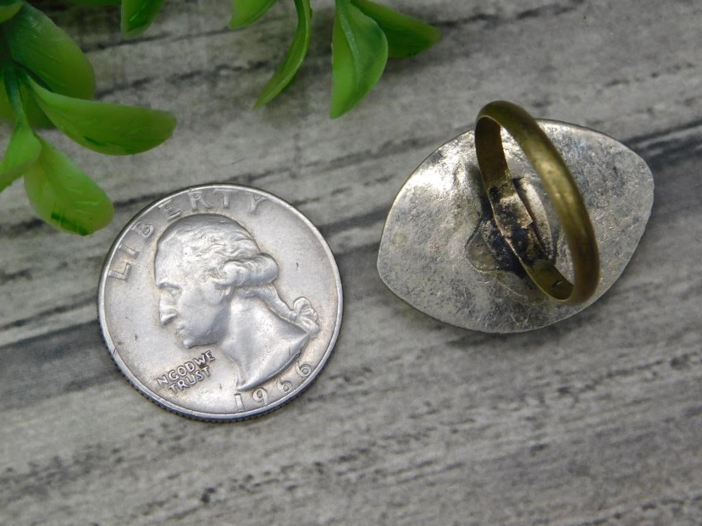 STONE RING SIZE 8.5 ROCK STONE LAPIDARY SPECIMEN - 2