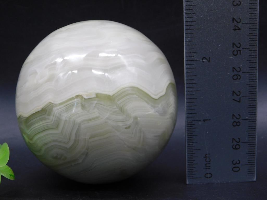 STONE SPHERE ROCK STONE LAPIDARY SPECIMEN - 2