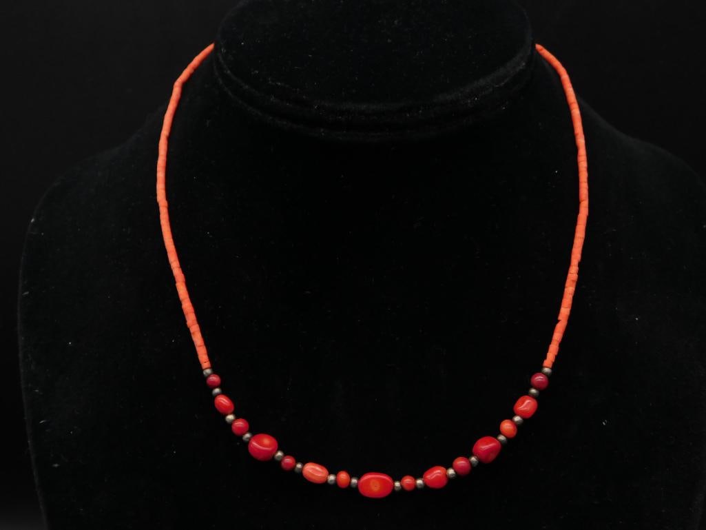 BEADED STONE NECKLACE ROCK STONE LAPIDARY SPECIMEN: BEADED STONE NECKLACE ROCK STONE LAPIDARY SPECIMEN — Part of our Discover Vintage Vault, Crystals and Gems auction at HATMAN'S Auctions! Please see photos for measurements and condition. YES, we hav