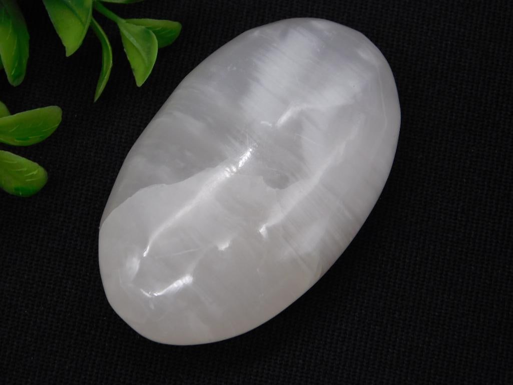 SELENITE PALM STONE ROCK STONE LAPIDARY SPECIMEN (1 of 3)