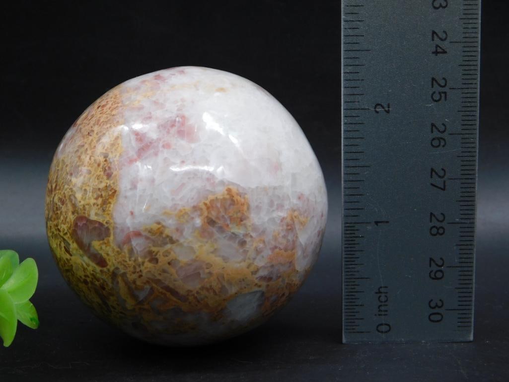 STONE SPHERE ROCK STONE LAPIDARY SPECIMEN - 2