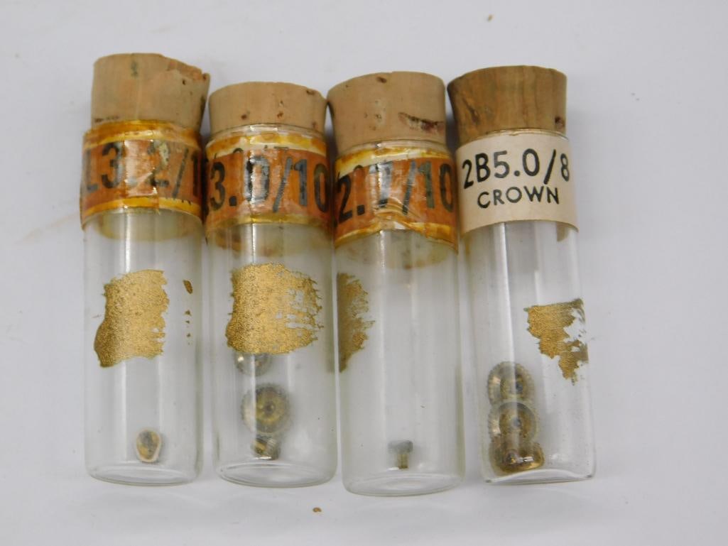 WATCHMAKERS JEWELING PUNCHES VINTAGE ANTIQUE HOROLOGY TOOLS (1 of 2)