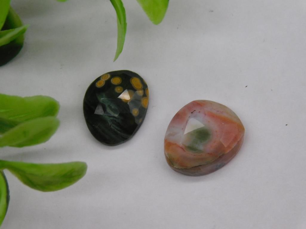 TIGERS EYE WIRE TREE EARRINGS ROCK STONE LAPIDARY SPECIMEN: TIGERS EYE WIRE TREE EARRINGS ROCK STONE LAPIDARY SPECIMEN
