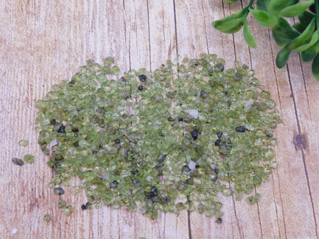 PERIDOT ROCK STONE LAPIDARY SPECIMEN: PERIDOT ROCK STONE LAPIDARY SPECIMEN — Part of our Discover Sunken Cove, Crystals and Gems auction at HATMAN'S Auctions! Please see photos for measurements and condition. YES, we have in-house