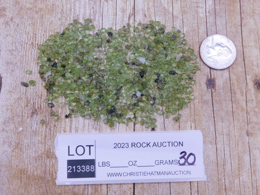PERIDOT ROCK STONE LAPIDARY SPECIMEN - 2