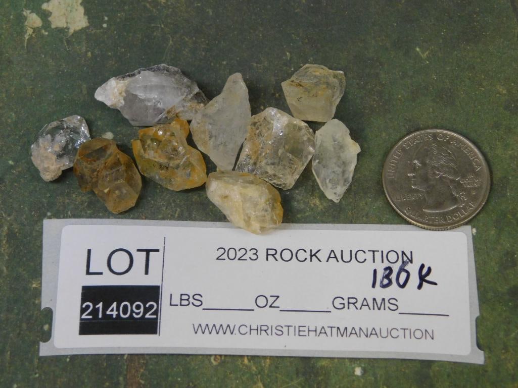 HERKIMER DIAMONDS ROCK STONE LAPIDARY SPECIMEN - 2