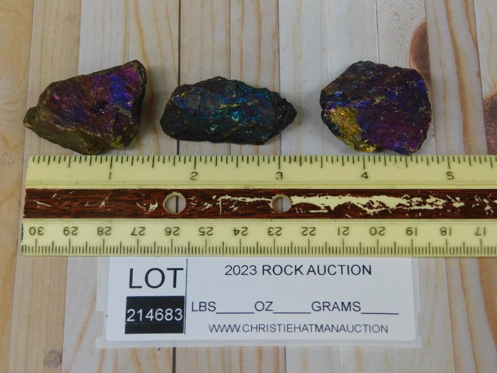 PEACOCK ORE ROCK STONE LAPIDARY SPECIMEN - 2