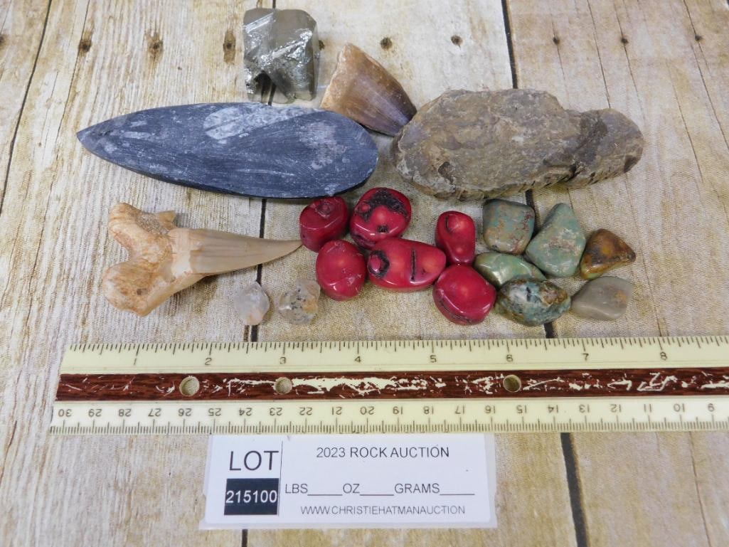 MIXED LOT ROCK STONE LAPIDARY SPECIMEN - 2
