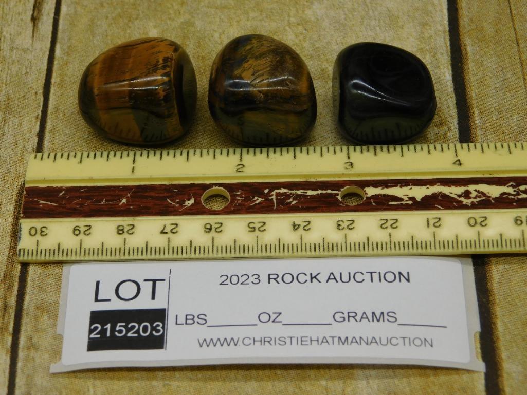 TIGER EYE ROCK STONE LAPIDARY SPECIMEN - 2