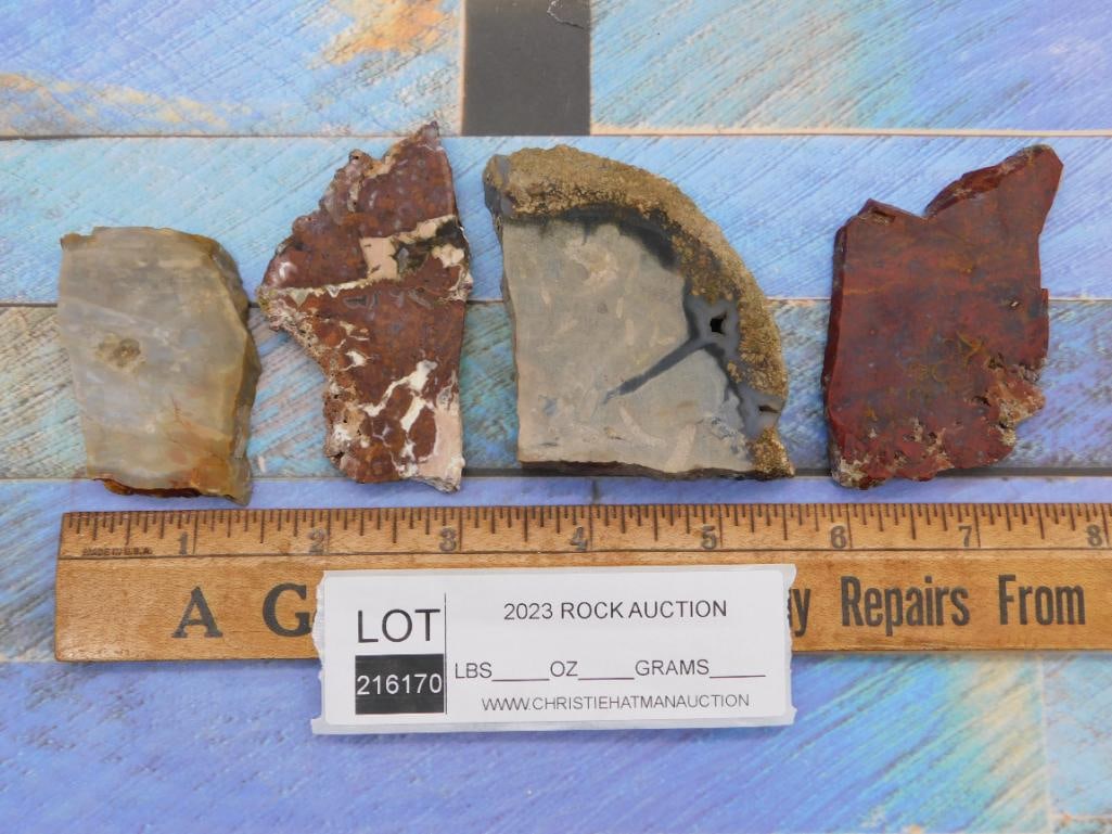 STONE SLABS ROCK STONE LAPIDARY SPECIMEN - 2