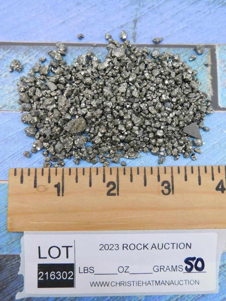 PYRITE ROCK STONE LAPIDARY SPECIMEN - 2