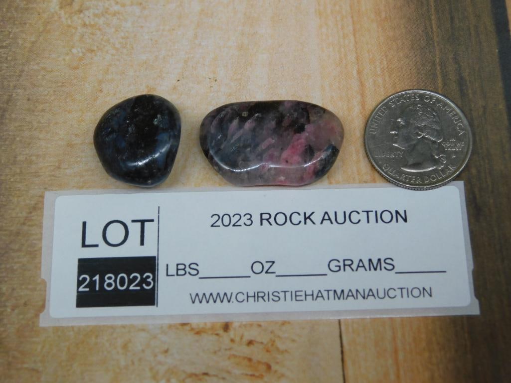 RHODONITE ROCK STONE LAPIDARY SPECIMEN - 2