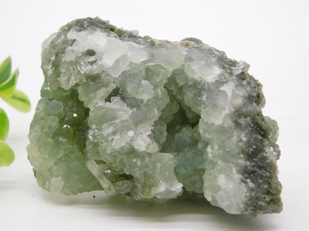 PREHNITE ROCK STONE LAPIDARY SPECIMEN: PREHNITE ROCK STONE LAPIDARY SPECIMEN — Part of our Discover Sunken Cove, Crystals and Gems auction at HATMAN'S Auctions! Please see photos for measurements and condition. YES, we have in-house