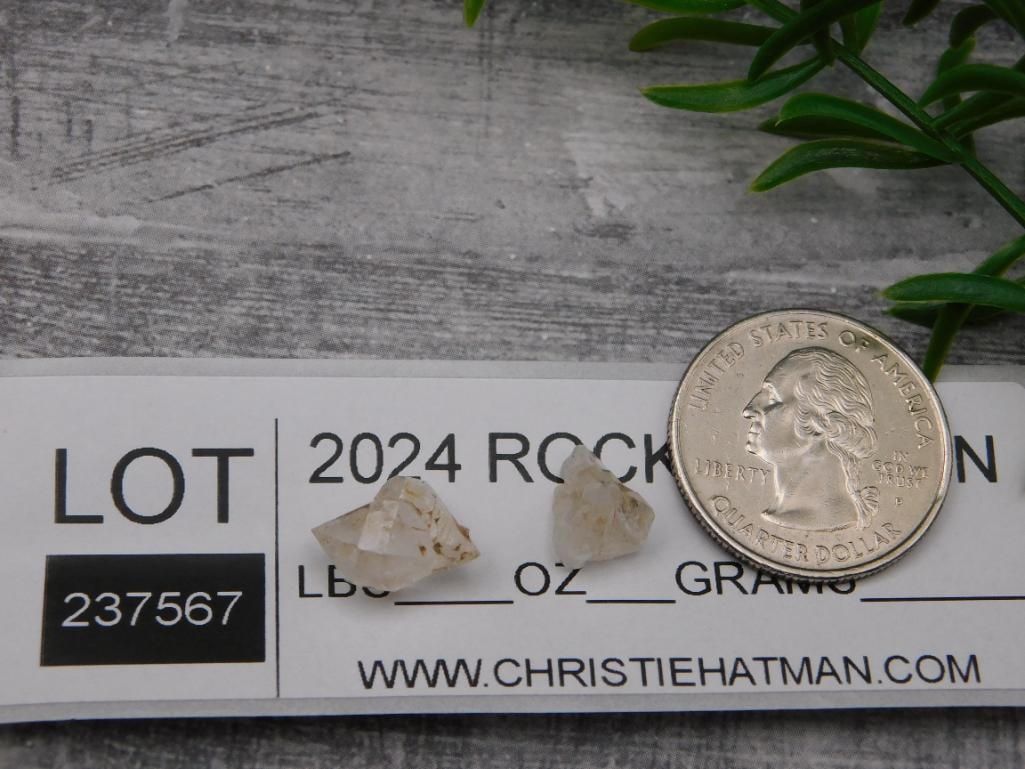 HERKIMER DIAMOND ROCK STONE LAPIDARY SPECIMEN - 2