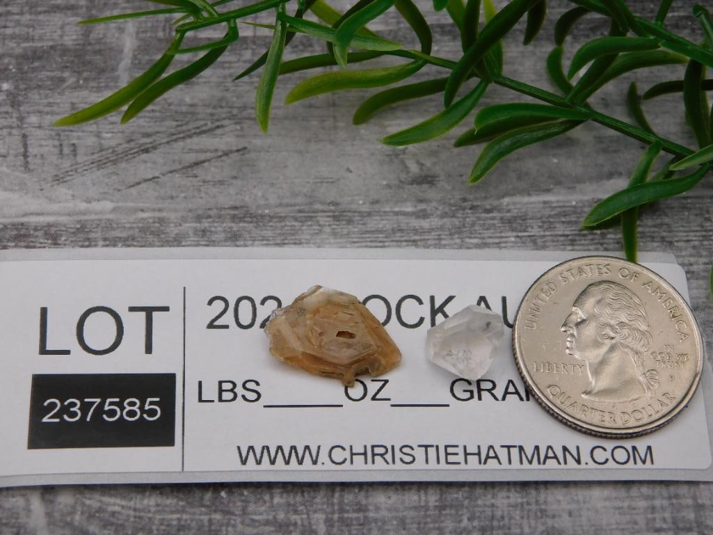 HERKIMER DIAMOND ROCK STONE LAPIDARY SPECIMEN - 2
