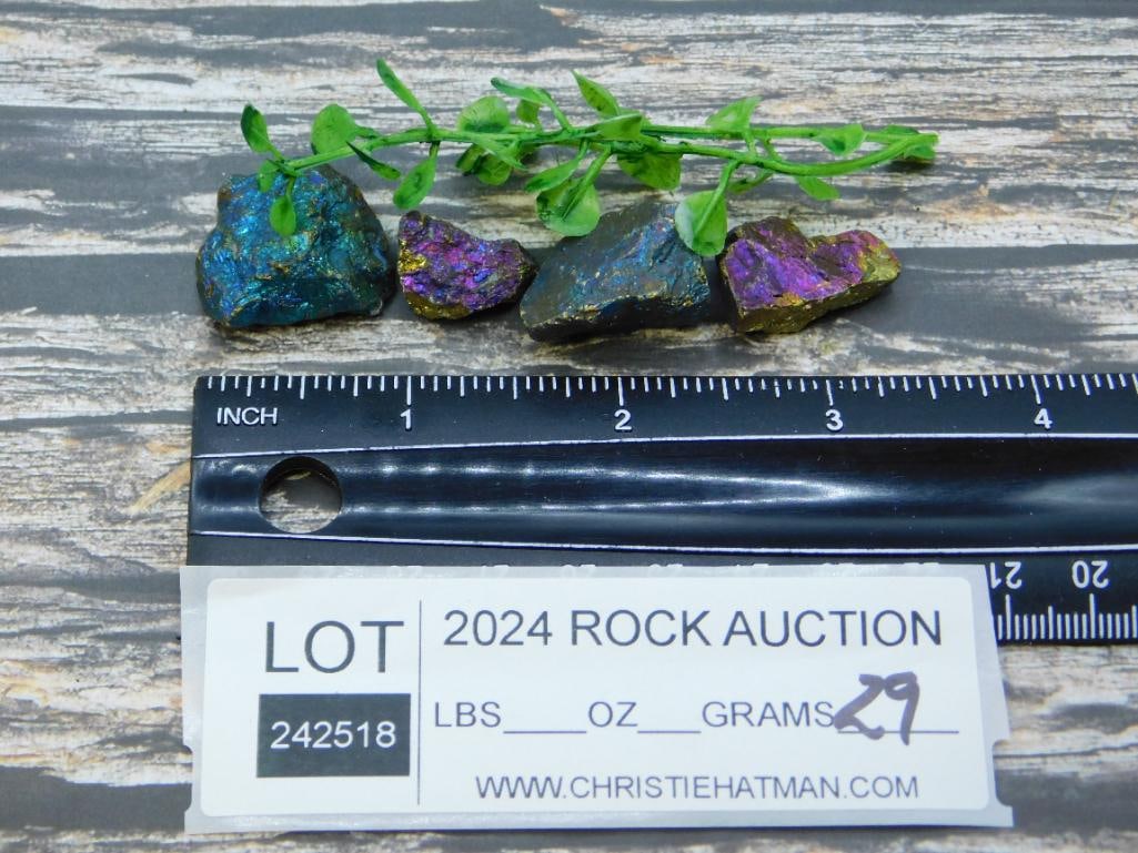 PEACOCK ORE ROCK STONE LAPIDARY SPECIMEN - 2