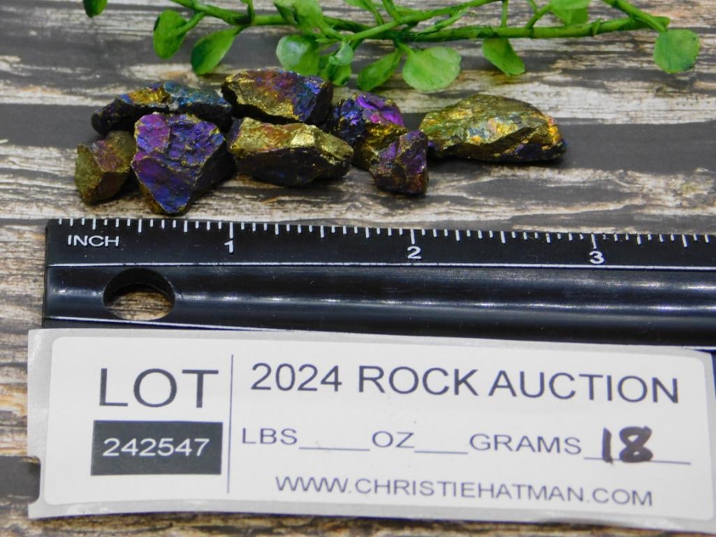 PEACOCK ORE ROCK STONE LAPIDARY SPECIMEN - 2