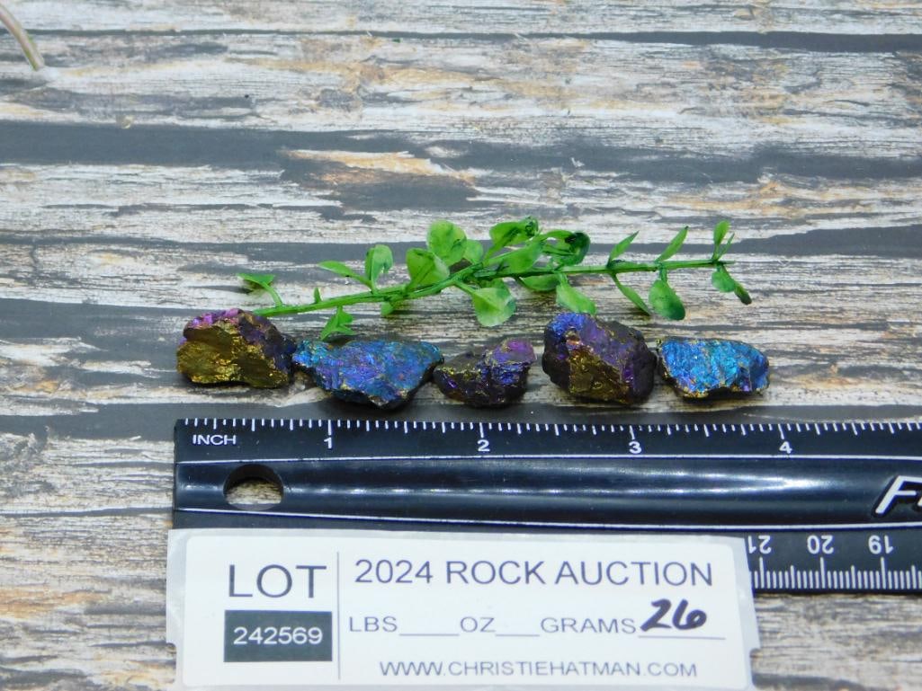 PEACOCK ORE ROCK STONE LAPIDARY SPECIMEN - 2