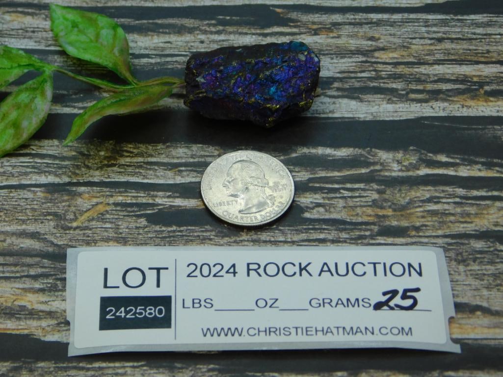 PEACOCK ORE ROCK STONE LAPIDARY SPECIMEN - 2