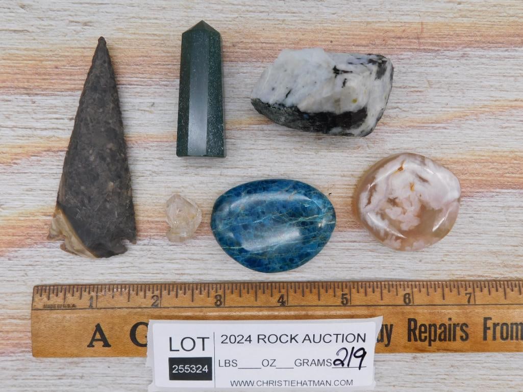 MIXED LOT ROCK STONE LAPIDARY SPECIMEN - 2