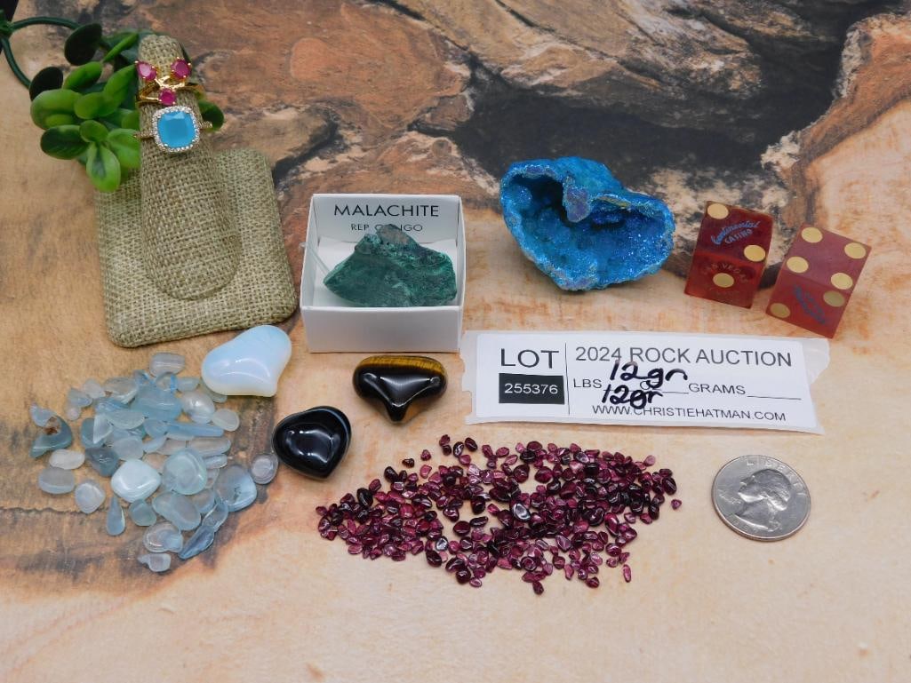MIXED LOT ROCK STONE LAPIDARY SPECIMEN - 2