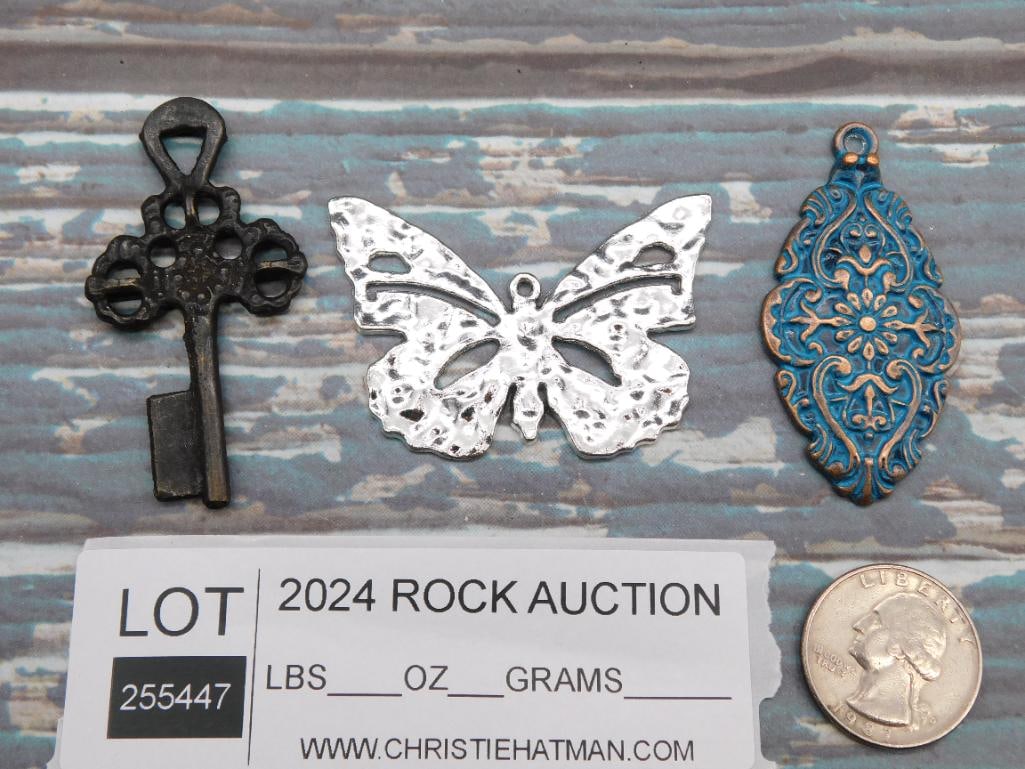 MIXED PENDANTS ROCK STONE LAPIDARY SPECIMEN - 2